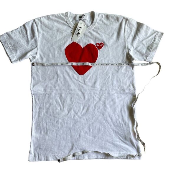 Comme Des Garcons PLAY Heart Graphic Tee Size XL - Picture 7 of 9